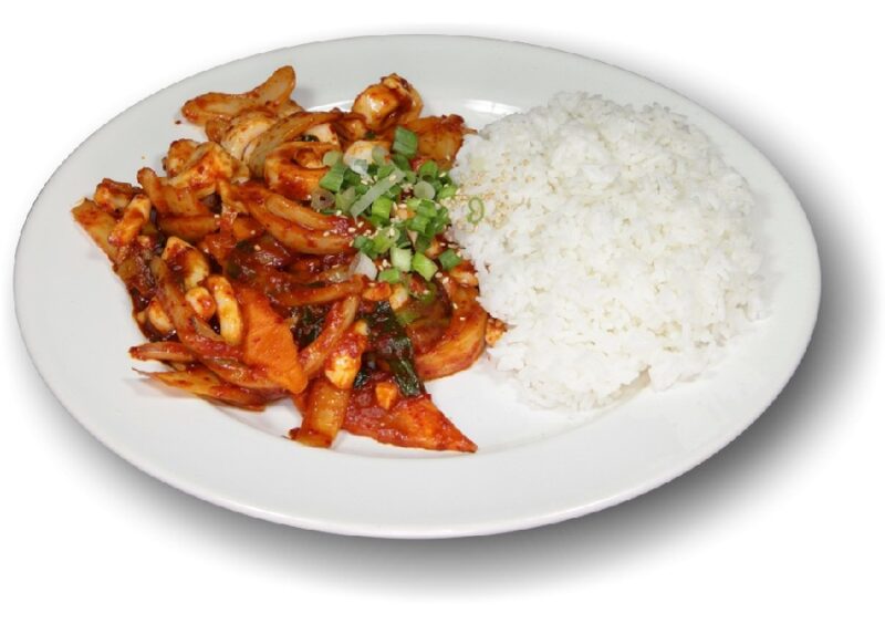 Squid Rice - Bunsiknara - 뉴저지 팔팍 분식나라